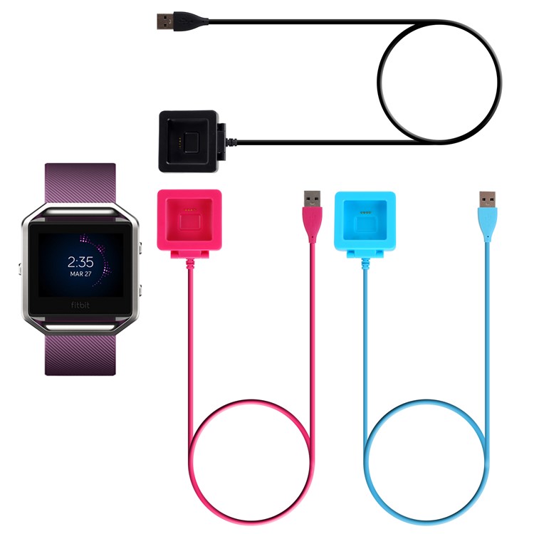 USB Charging Dock Cable for Fitbit Blaze - Black-7