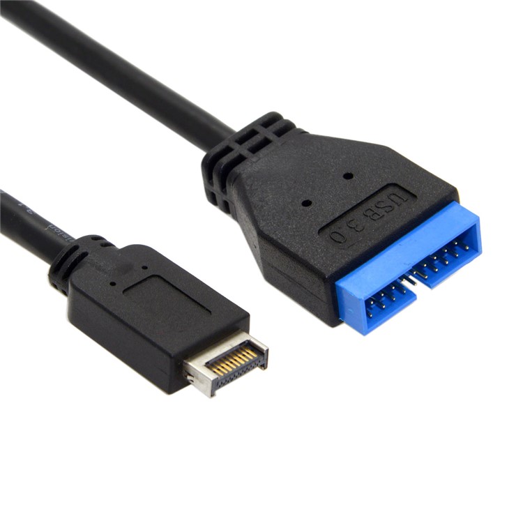 USB 3.1 Front Panel Header to USB 3.0 20Pin Header Extension Cable for ASUS Motherboard 50cm-1