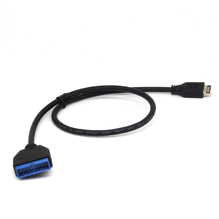 USB 3.1 Front Panel Header to USB 3.0 20Pin Header Extension Cable for ASUS Motherboard 50cm-7