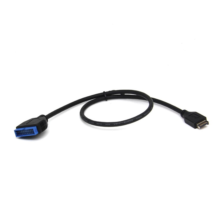 USB 3.1 Front Panel Header to USB 3.0 20Pin Header Extension Cable for ASUS Motherboard 50cm-8