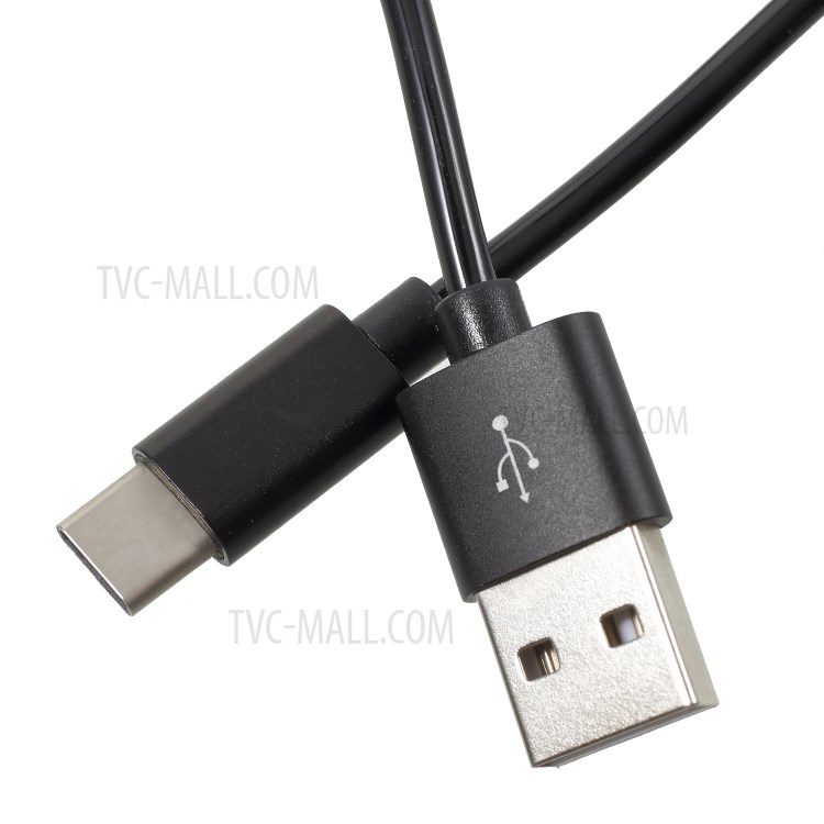 100PCS/Lot 1.2M Spring Coiled Type-C USB Data Sync Charging Cable for Samsung HTC Huawei - Black-5