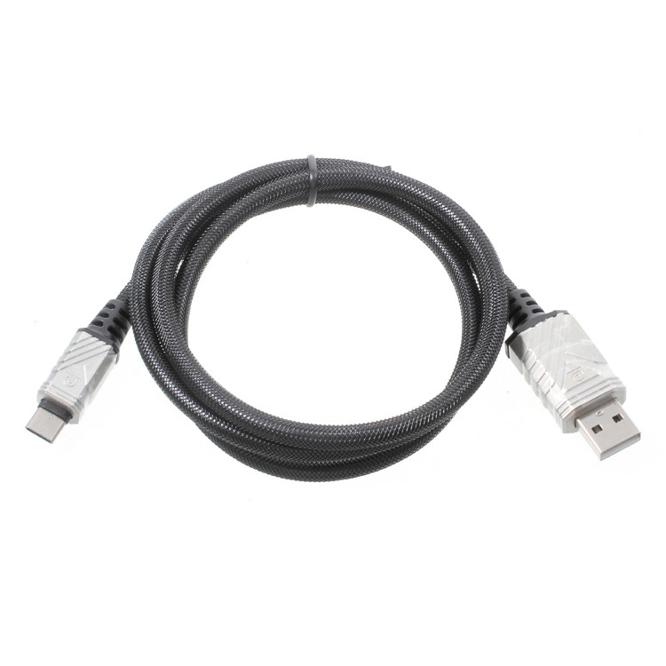 WUW X61 Cool 1M 5V 2.4A Type-C USB Charging Data Cable for Samsung Note 8/S9/S9 Plus, Huawei Mate 10/10 Pro-1