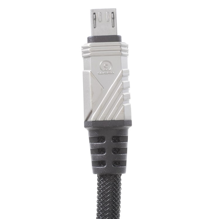 WUW X61 Cool 1m 5V 2.4A Micro USB Data Charging Cable for Galaxy S7/Sony Xperia XA1 - Black-2