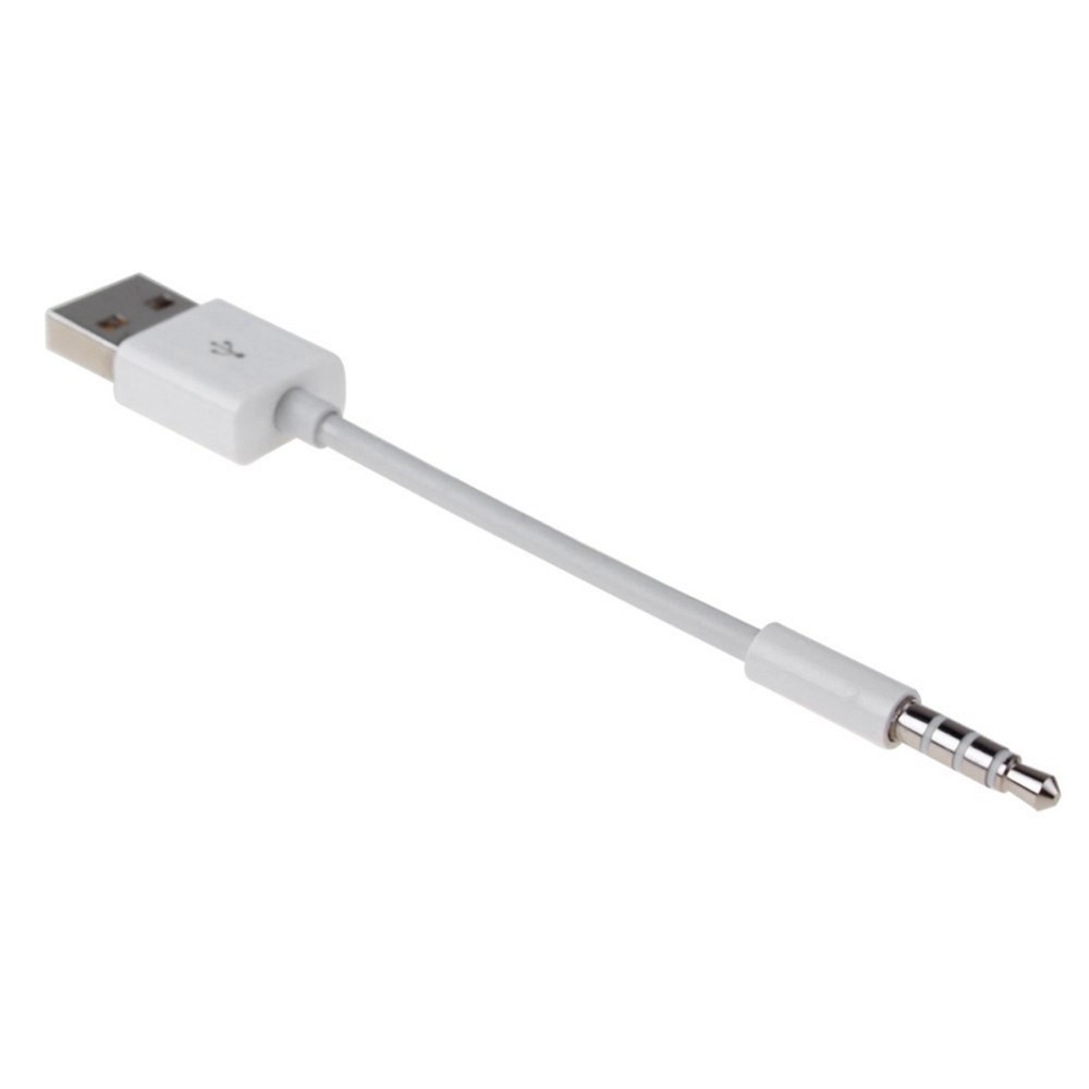 0.15m Anti-interference 3.5mm Male AUX Audio Jack to USB 2.0 Male Adapter Cord-2