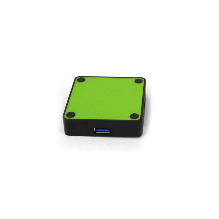 Aluminiumlegierung ABS Hochgeschwindigkeits-5gbps USB 3.0 Multifunktionale SD / TF / CF / MS / M2 / XD-Kartenleser - Grün-3