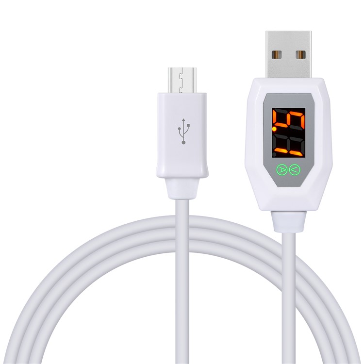 

1M Micro USB Sync Data Charging Cable with Smart Display Function for Samsung HTC Huawei