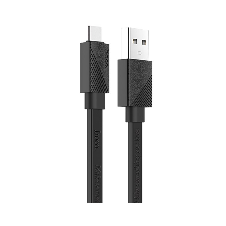 

HOCO U34 Lingying Type-c Синхронизация Данных USB-кабель Для Samsung LG Huawei И Т. Д. - Черный
