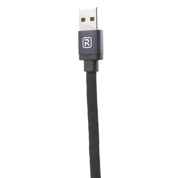 RECCI Canvas Series RCL-Y100 Type-C USB Charging Cable for Samsung HTC Huawei - Black-3