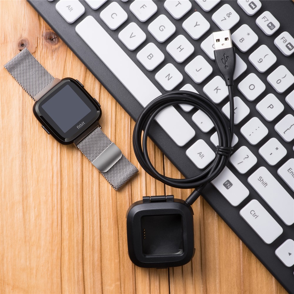 Für Fitbit Versa Smart Watch Ladekabel Ladegerät Stand Halter Dock-18
