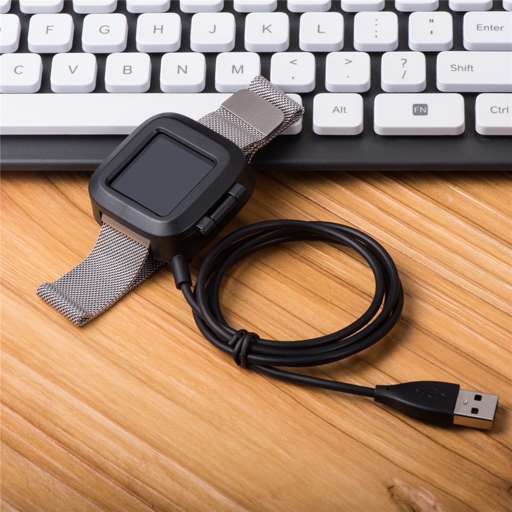 Für Fitbit Versa Smart Watch Ladekabel Ladegerät Stand Halter Dock-19