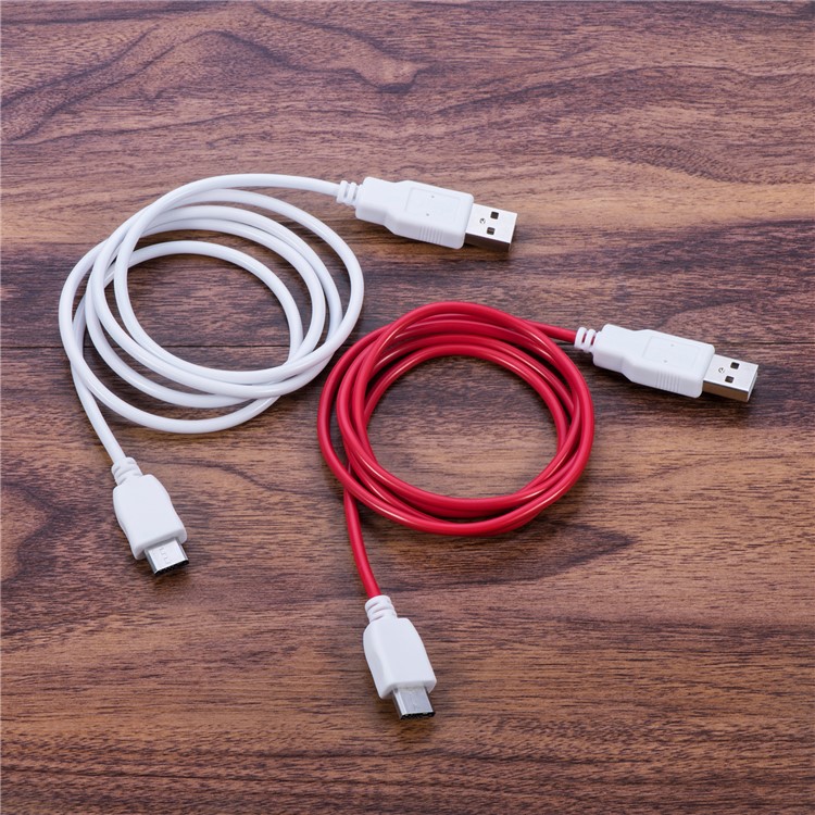 2M Long Data & Charging Cable Cord for Nabi Jr/XD/DreamTab/2S/Elev-8 Kids Tablet - Red-7