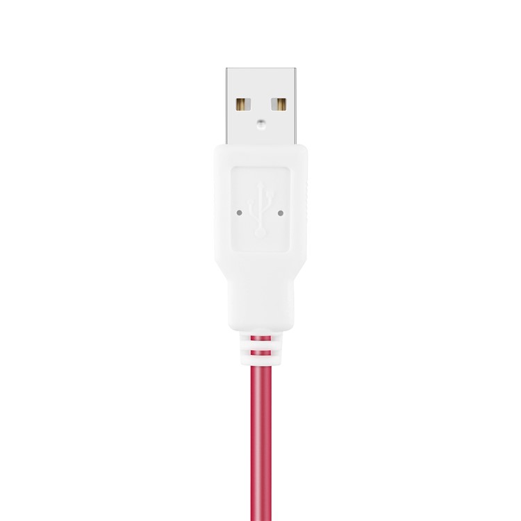 2M Long Data & Charging Cable Cord for Nabi Jr/XD/DreamTab/2S/Elev-8 Kids Tablet - Red-2