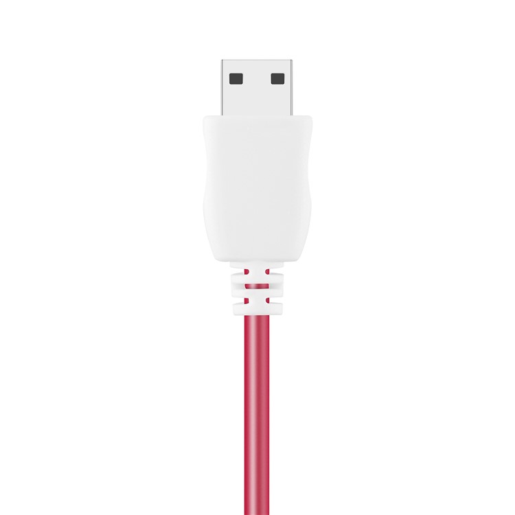 2M Long Data & Charging Cable Cord for Nabi Jr/XD/DreamTab/2S/Elev-8 Kids Tablet - Red-3