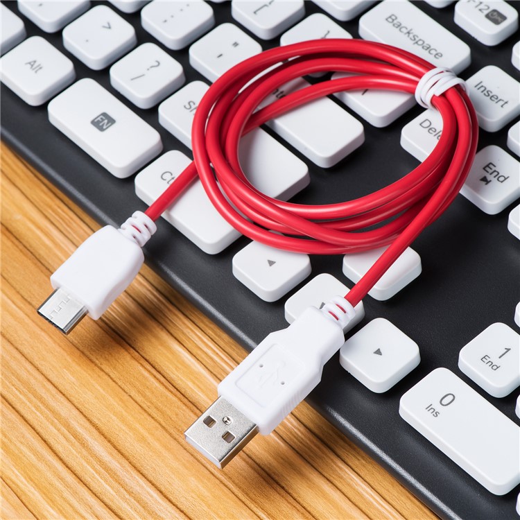 2M Long Data & Charging Cable Cord for Nabi Jr/XD/DreamTab/2S/Elev-8 Kids Tablet - Red-4