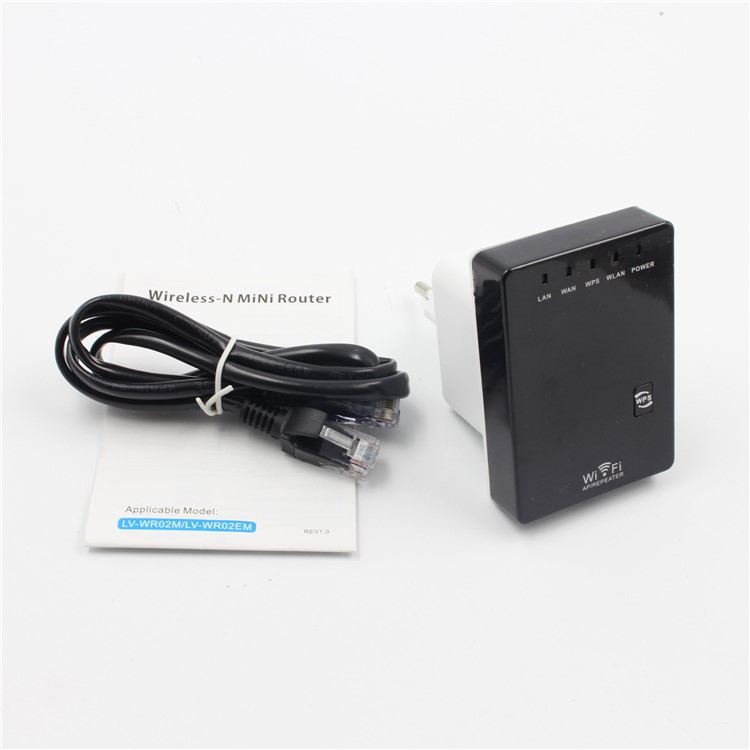 300Mbps Wireless WiFi Router AP Repeater Extender Booster Client Bridge - EU Plug-3