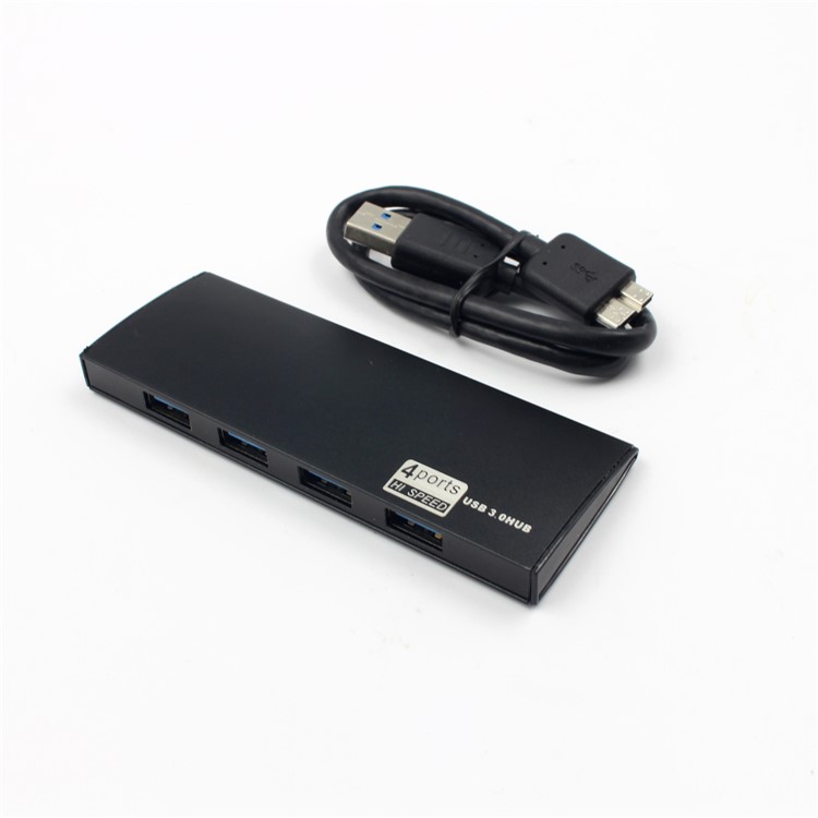 4-Port USB 3.0 High Speed Aluminum Alloy Splitter Hub-1