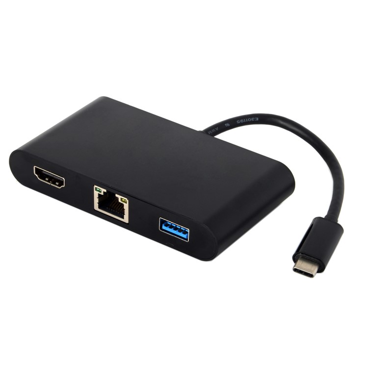 USB-C to USB3.0+Female Charger Adapter+HDMI+Gigabit Ethernet Port Adapter-3