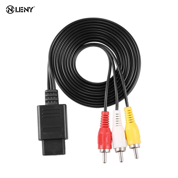 CL783 160cm TV AV RCA Video Cable for Game Cube / for SNES GameCube / for Nintendo for N64-8