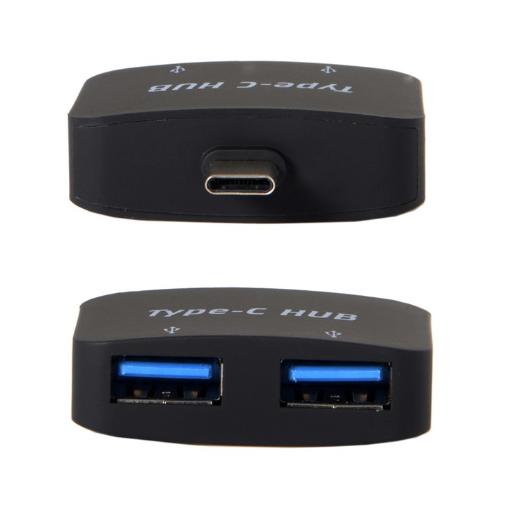 CY UC-067 Type-C to Dual Ports USB 2.0 Hub for Laptop & Phone & Tablet-6