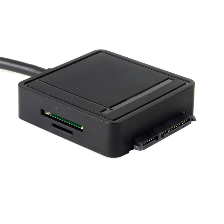 CY U3-386 USB 3.0 to SATA 2.5" 3.5" + 2 USB 3.0 Ports + SD/TF Card Reader Adapter for Laptop and Computer-7