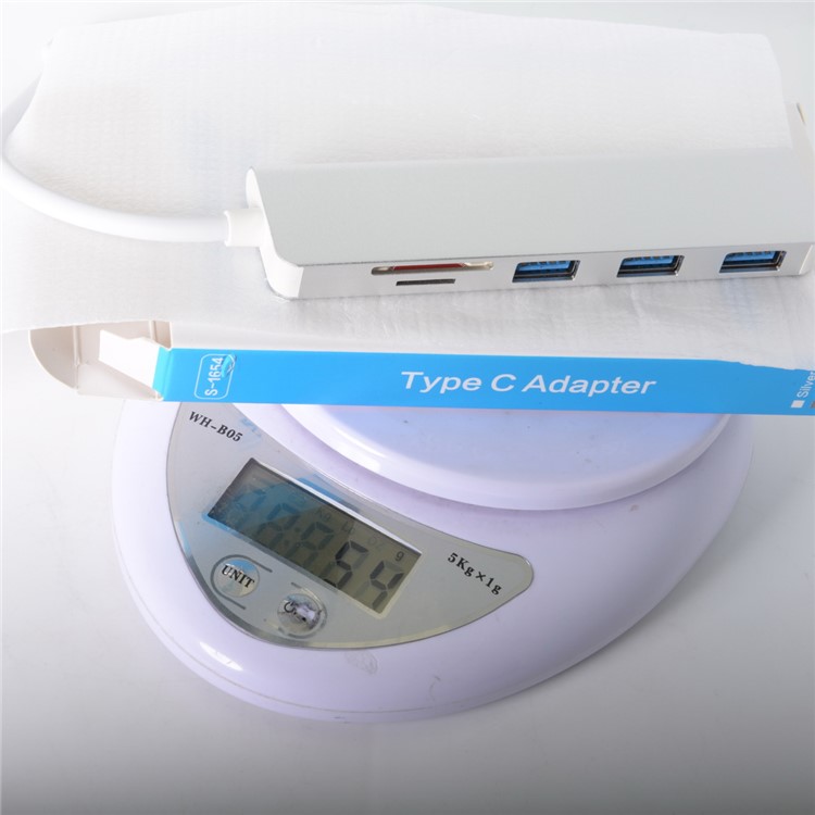 CY UC-231 Type-C to 3 USB 3.0 Ports Hub with SD / TF Card Reader-10