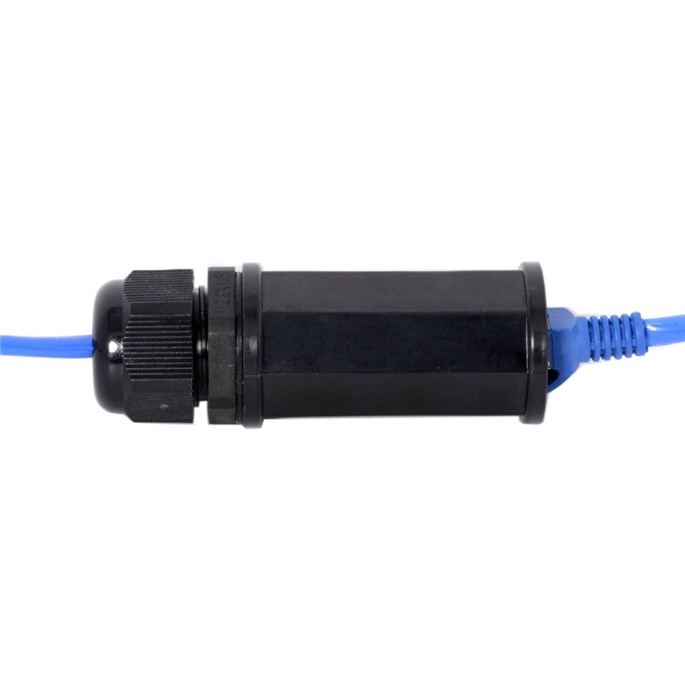 CY UT-012 Locking Waterproof CAT6 RJ45 Female to Female Lan Ethernet Network Extension Adapter-10