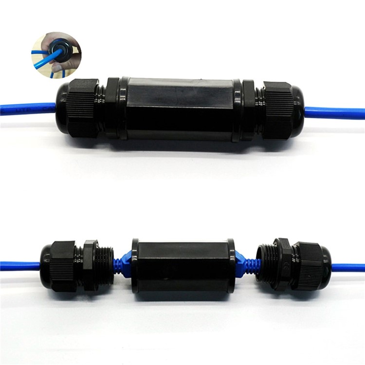 CY UT-012 Locking Waterproof CAT6 RJ45 Female to Female Lan Ethernet Network Extension Adapter-2