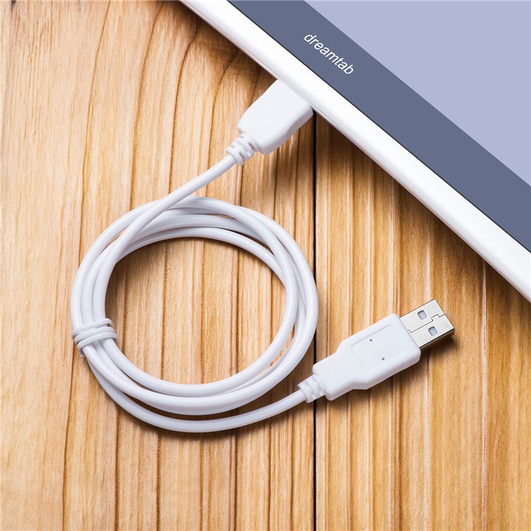1M Long Data & Charging Cable Cord for Nabi Jr/XD/DreamTab/2S/Elev-8 Kids Tablet - White-9