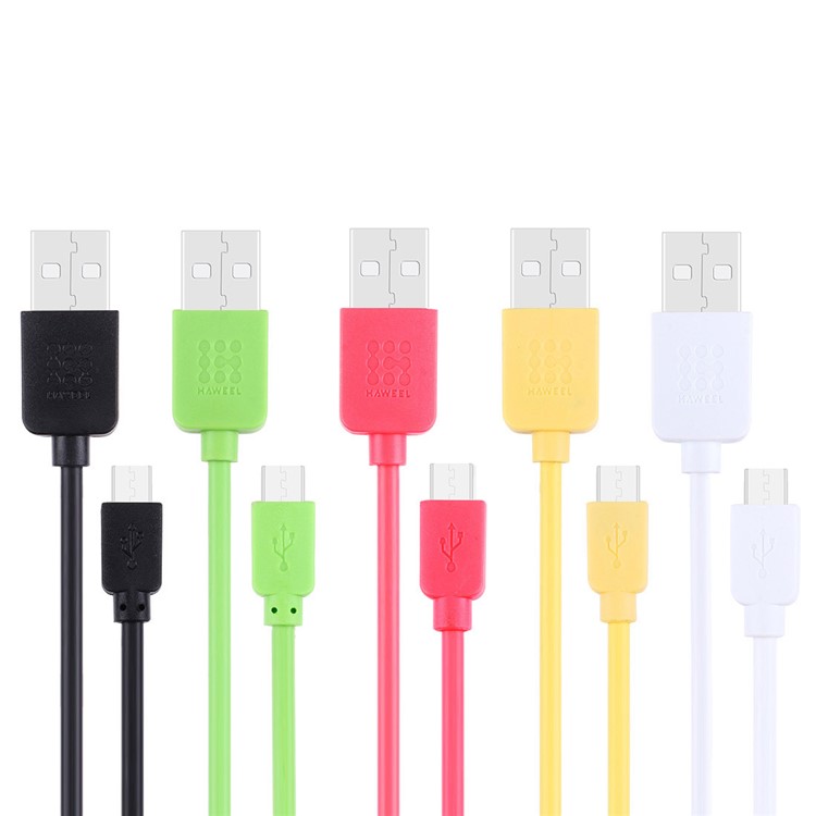 HAWEEL Micro USB Data Sync Charging Cable for Samsung HTC Huawei - Black-9