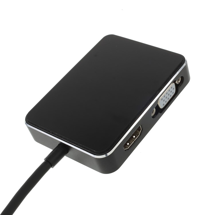 7-in-1 USB-C Multifunctional Adapter with 3 USB 3.0 + VGA + HDMI + TF/SD Card Reader Ports-5