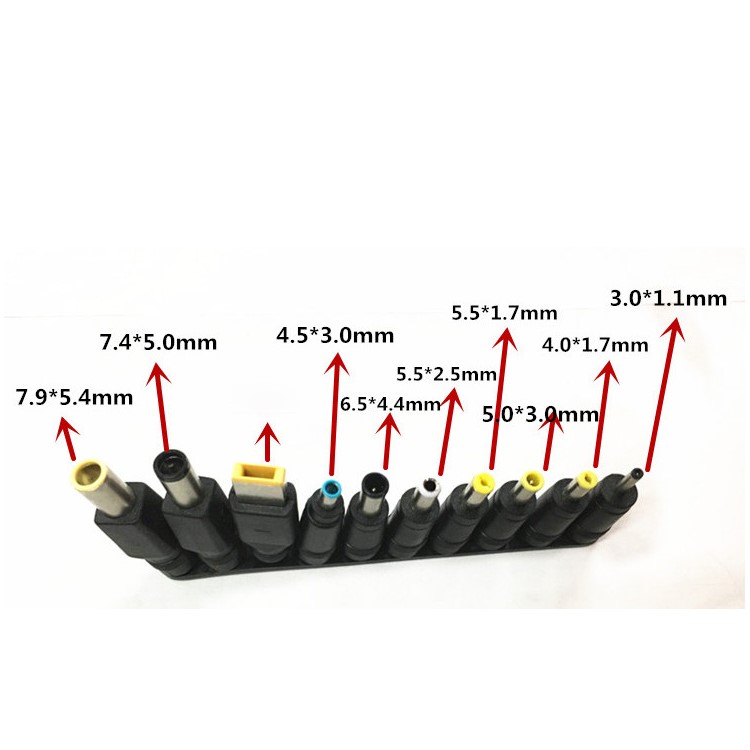 10-in-1 DC Plug Connectors for Power Bank Computer Laptop-5
