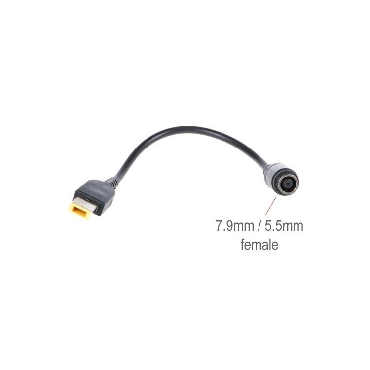 12cm Adapter 7.9x5.5mm for Lenovo ThinkPad Carbon YOGA 11 13 G500 G505 S3 S5 S500 Slim Tip Connector Converter DC Jack Cord-2