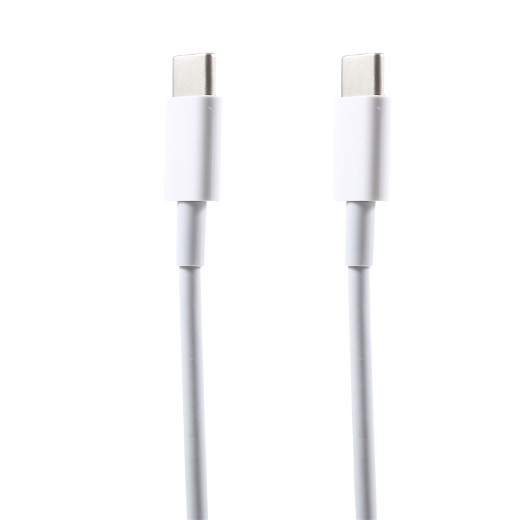 MA018 1m 5A Male to Male USB Type-C Data Sync Charge Cord - White-3