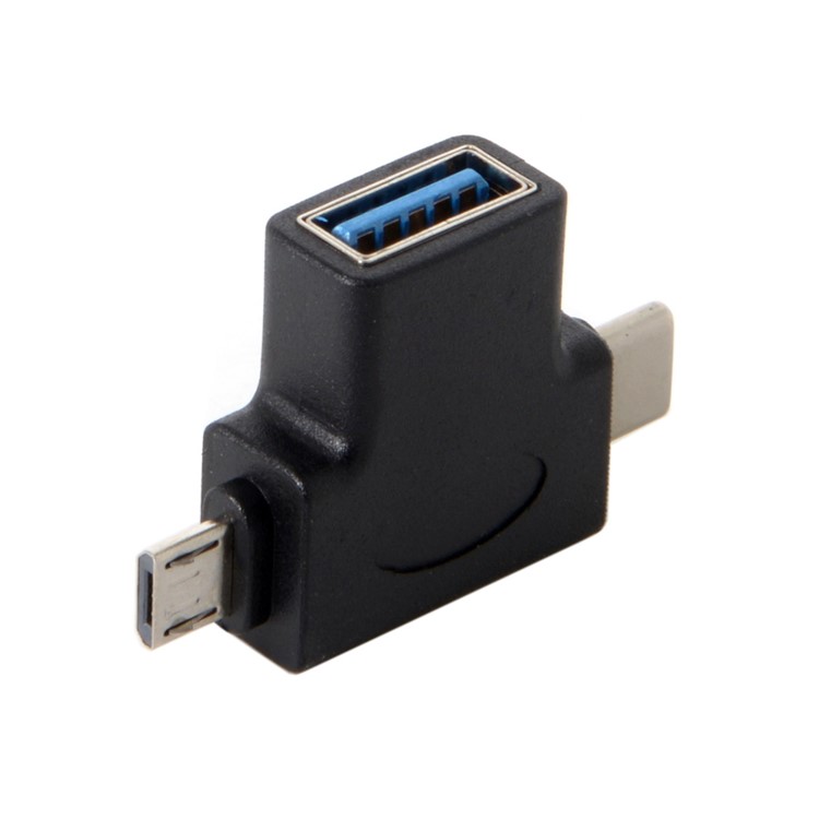 cy UC-065 Typ-c & Micro USB an USB 2.0 Female OTG -daten Host -adapter-5