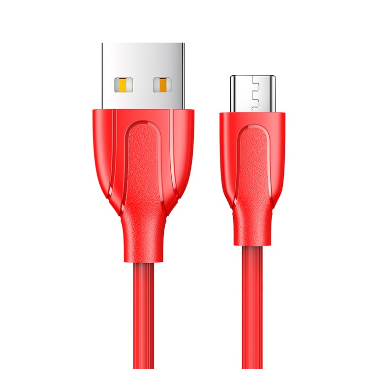 

JOYROOM Серия Yue S-M355 2.0A 1.0M Микро USB-порт Данных Для Зарядного Устройства Кабель Кабель Кабель - Красный