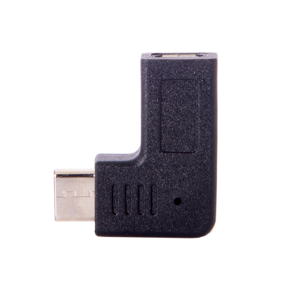 USB-C Tipo-c Macho a Micro USB 2.0 5pin Adaptador de Datos Femeninos de 90 Grados Tipo de Ángulo