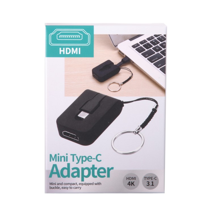 CY UC-071 Mini USB Type-C to HDMI Adapter for MacBook / Chromebook / Huawei Mate 10 Pro Etc.-15