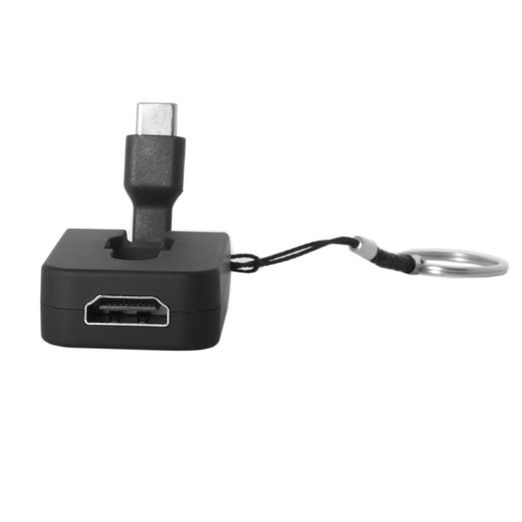 CY UC-071 Mini USB Type-C to HDMI Adapter for MacBook / Chromebook / Huawei Mate 10 Pro Etc.-6
