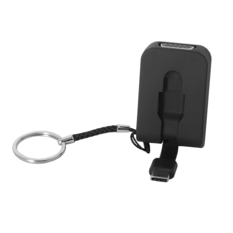 CY UC-072 1080P Mini USB Type-C to VGA Adapter for MacBook / Surface Pro 4 / Google New Chromebook Pixel etc.-6