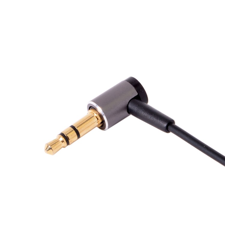 3.5mm Stereo Headphone Audio Cable Splitter Male to 2 Female 90 Degree Angled for Earphone-8
