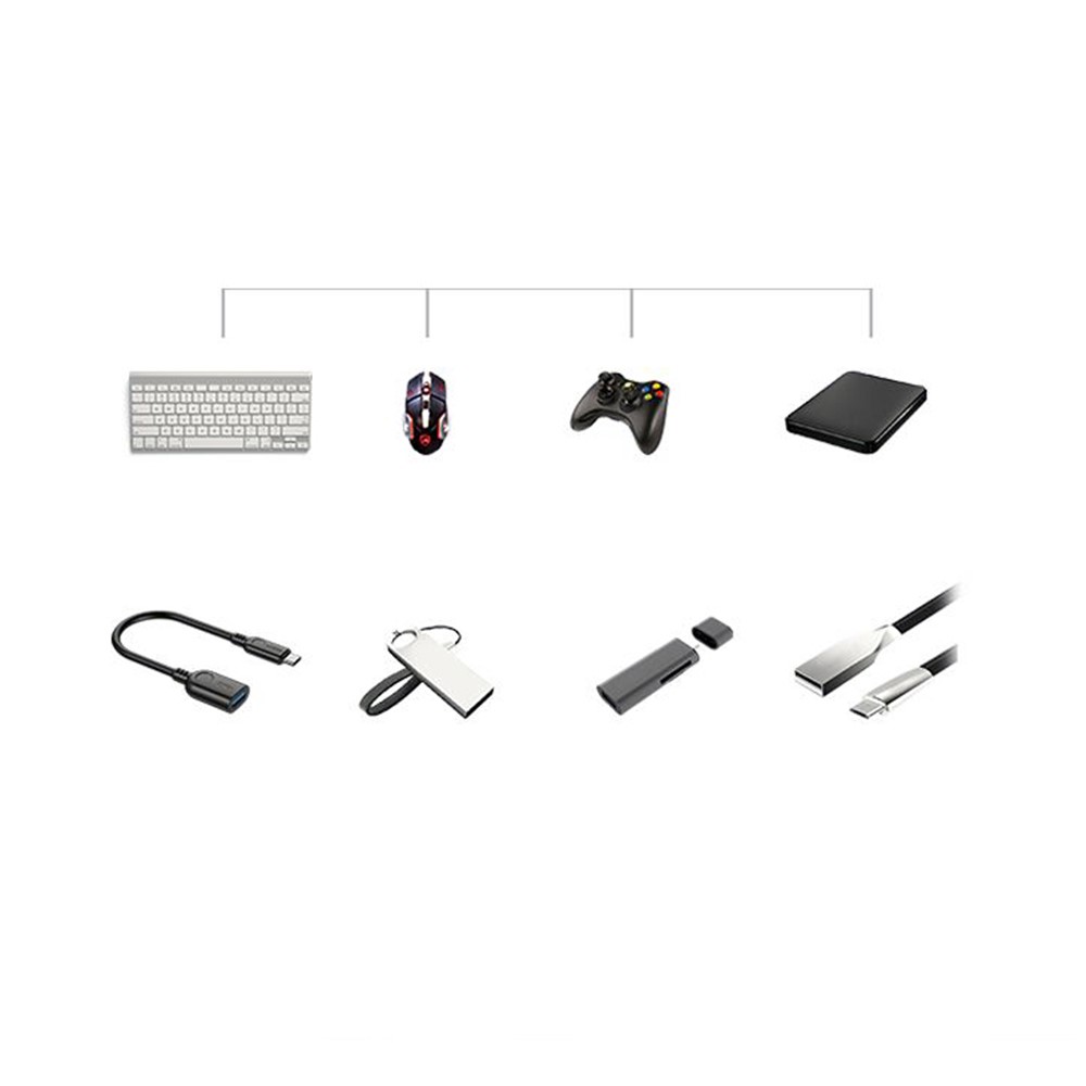 ROCK USB Female to Type-C Male OTG Data Adapter-3