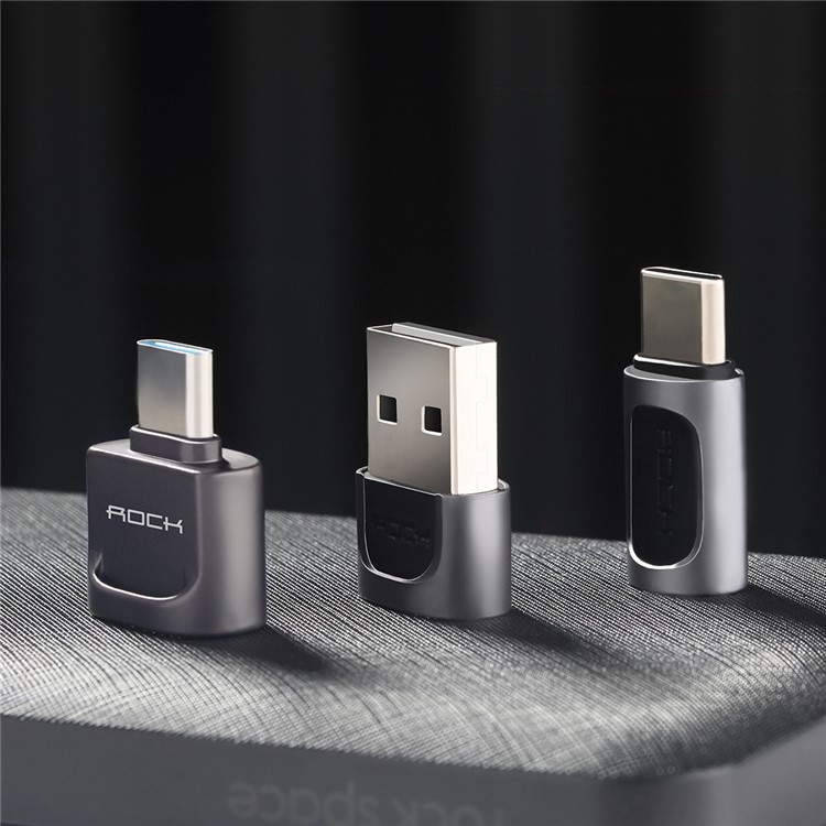 ROCK Micro USB Female to Type-C Male Charging Data Adapter-4