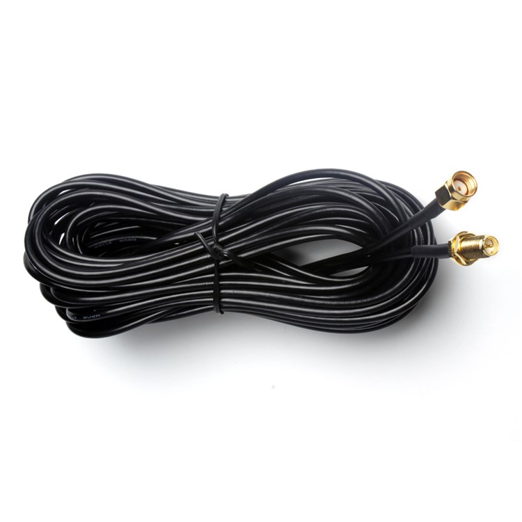 9m RP-SMA SMA Male to Female WiFi Antenna Extension Cable - Black-5