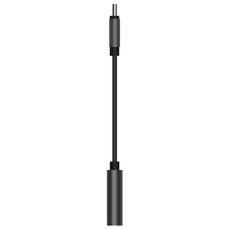 MOMAX ONELINK USB Type-C to 3.5mm Audio Jack + Type-C Female Charging Port Adapter Cable - Dark Grey-4