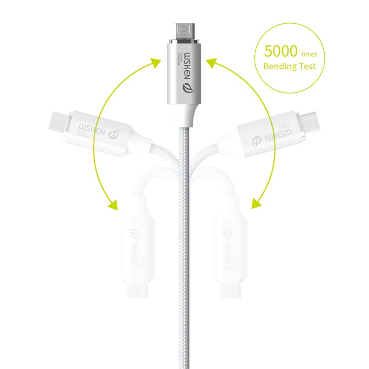 WSKEN Lite 2 Series Magnetic Micro USB Charging Cable for Samsung HTC Huawei-10
