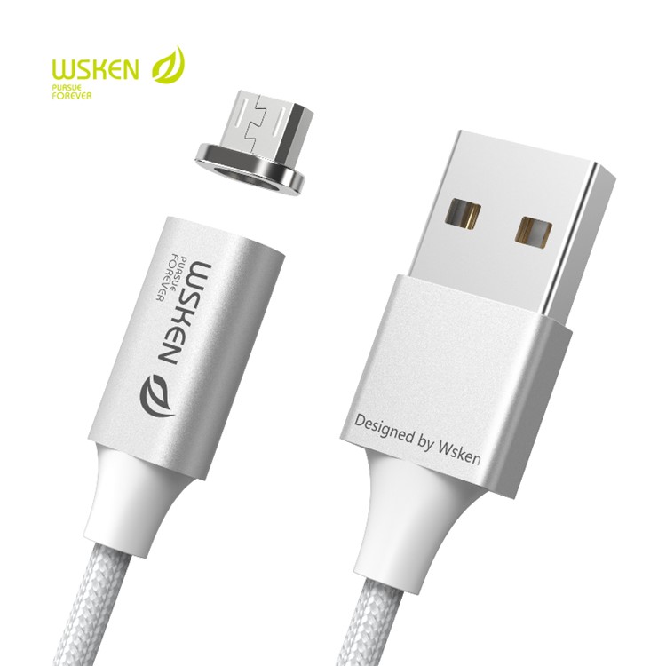 WSKEN Lite 2 Series Magnetic Micro USB Charging Cable for Samsung HTC Huawei-3