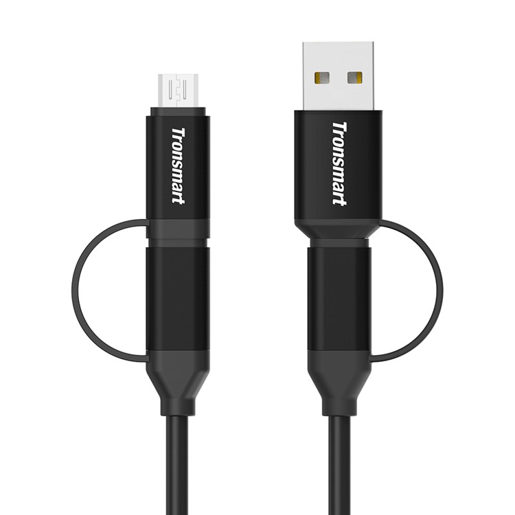300Pcs/Set TRONSMART C4N1 4-in-1 Type-C to Micro USB and USB 2.0 Data Sync Charging Cable-2
