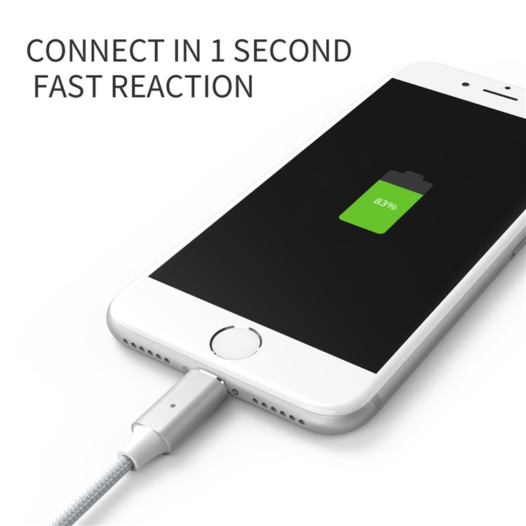 WSKEN Lite 2 Metal Magnetic Charging Cable for iPhone Samsung Huawei-5