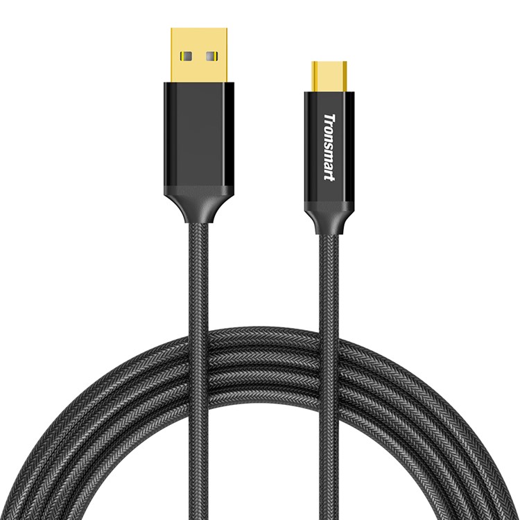 TRONSMART CPP9 3Pcs/Lot Type-C Nylon Braided Charging Data Sync Cable for Samsung Sony Huawei-3