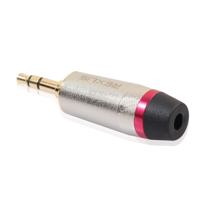 REXLIS TC128 Gold Plating 3.5mm Stereo Jack DIY Headset Adapter 3.5mm Connector-3